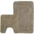 Micro Fibre Bath Mat Set - Brown
