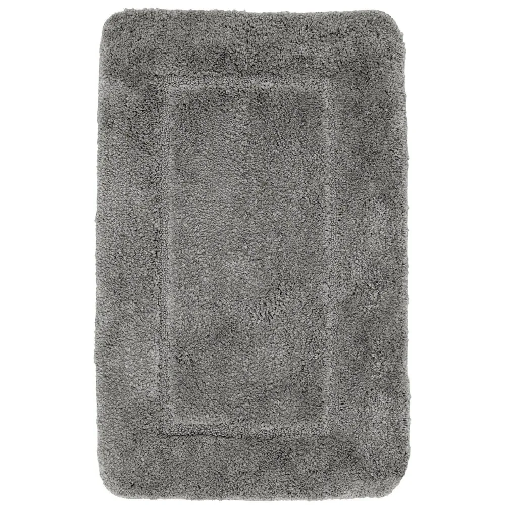 Micro Fibre Bath Mat Set - Grey