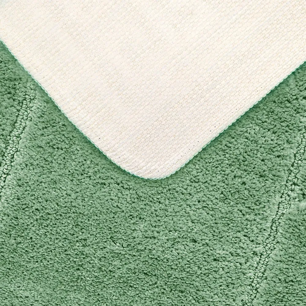 Velosso Bath Mat Set - Sage, Microfibre