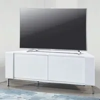 Corvus Corner 2 Door TV Cabinet with Storage - White