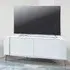 Corvus Corner 2 Door TV Cabinet with Storage - White