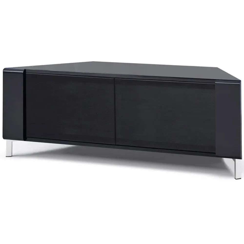 Corvus Corner TV Cabinet with Storage - Black