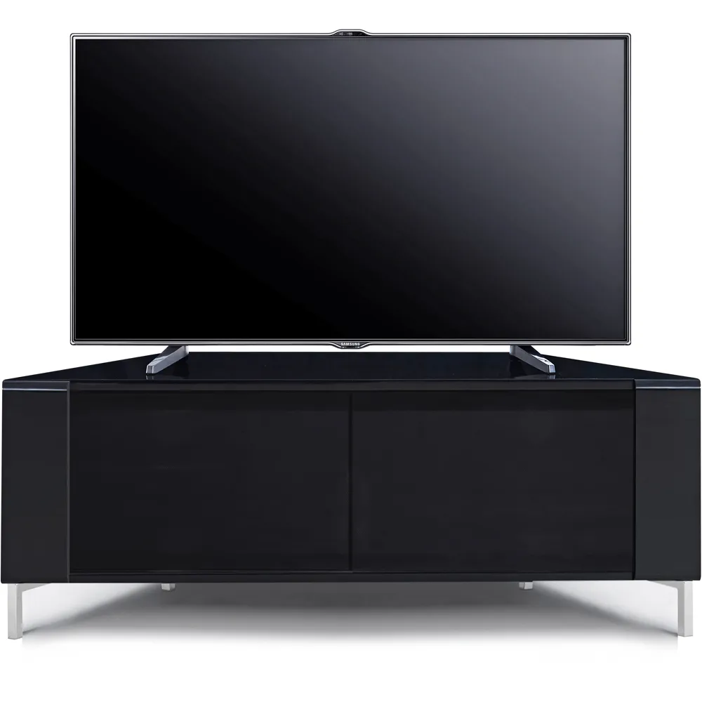 Corvus Corner TV Cabinet with Storage - Black