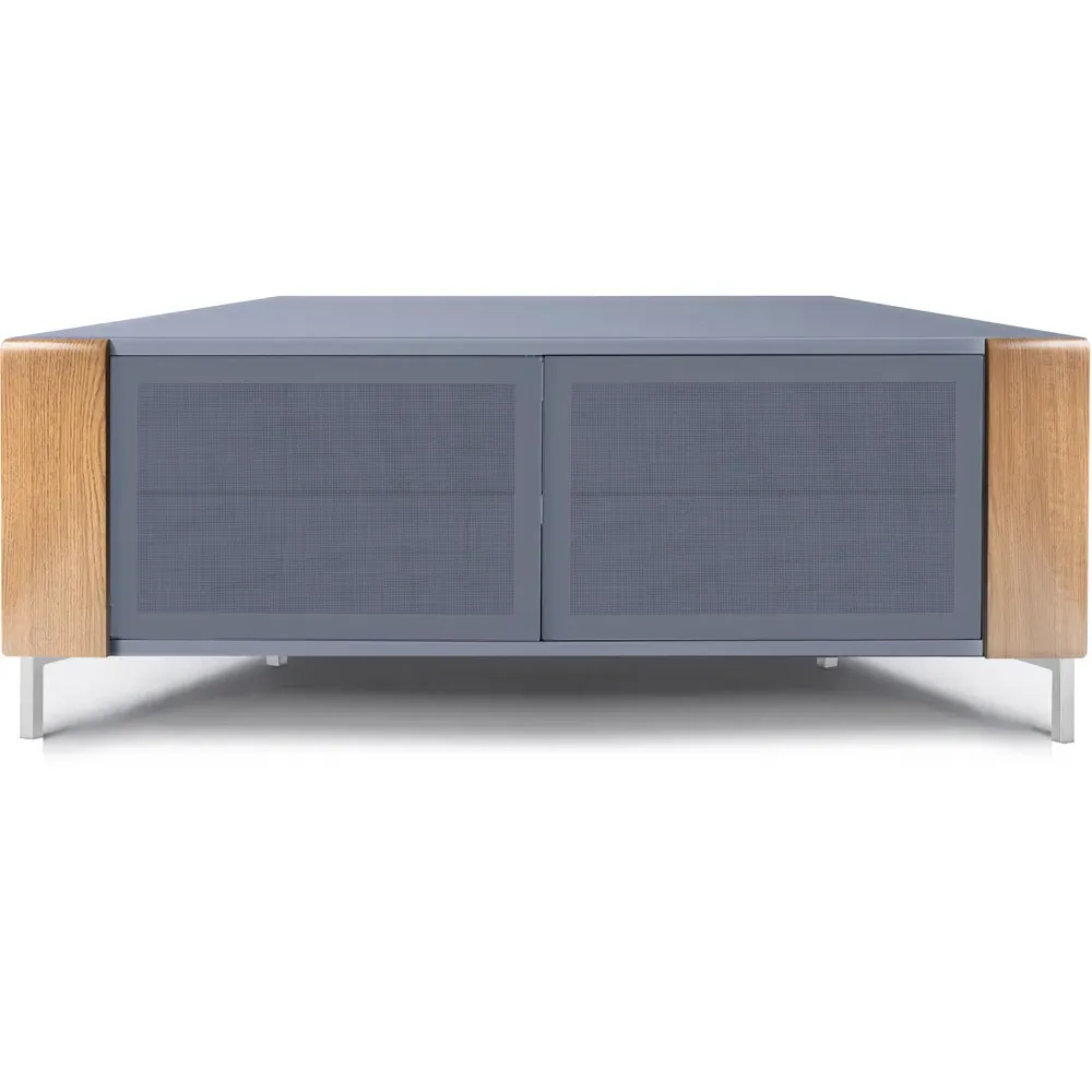 Corvus Corner TV Cabinet with Storage - Grey, Oak