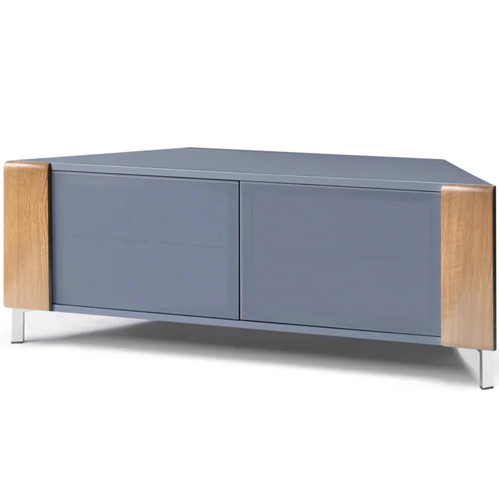 Corvus Corner TV Cabinet with Storage - Grey, Oak