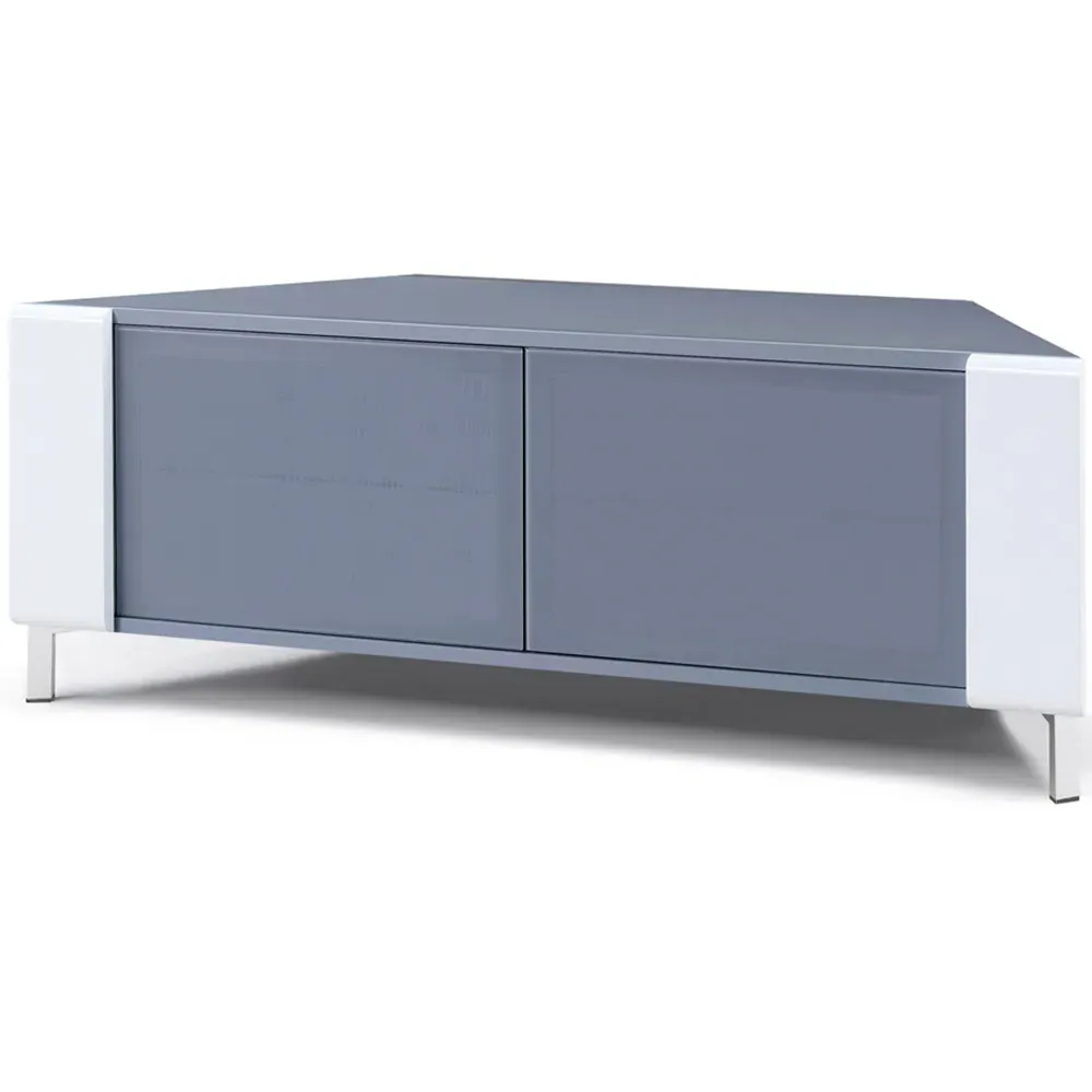 Corvus Corner TV Cabinet with Storage - Grey, White