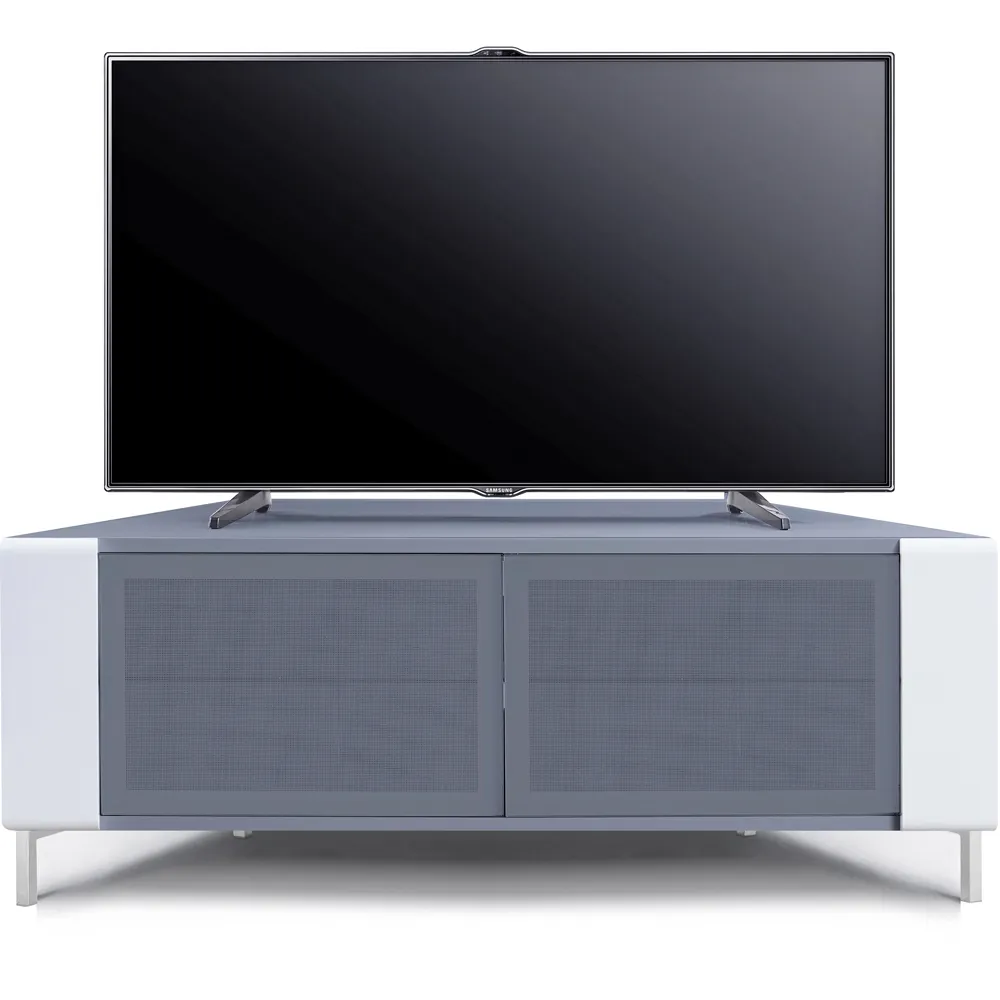 Corvus Corner TV Cabinet with Storage - Grey, White