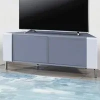 Corvus Corner TV Cabinet with Storage - Grey, White