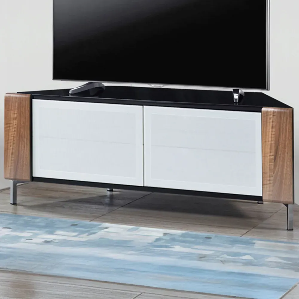 Corvus Corner TV Cabinet with Storage - Walnut