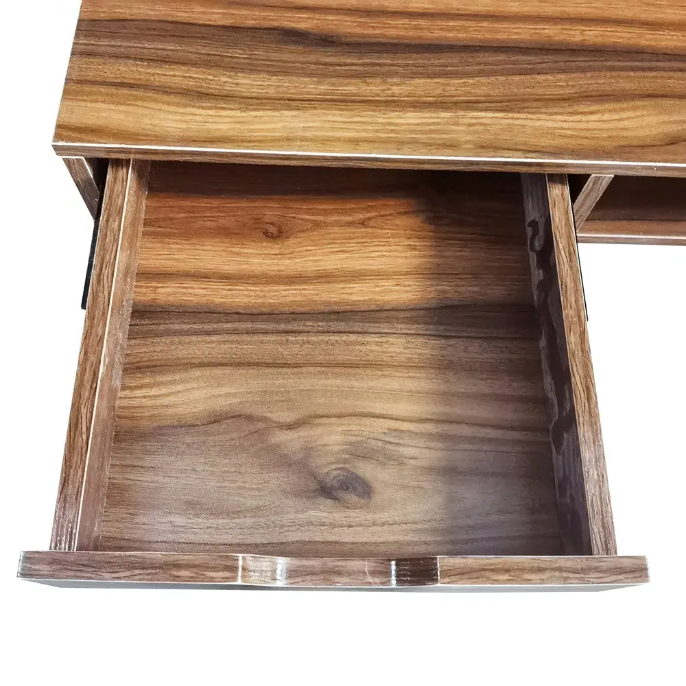 Kenora 2 Drawer Computer Desk - Dark Walnut