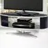 Orbit 2 Shelf TV Cabinet - Black