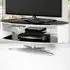 Orbit 2 Shelf TV Cabinet - Black, White