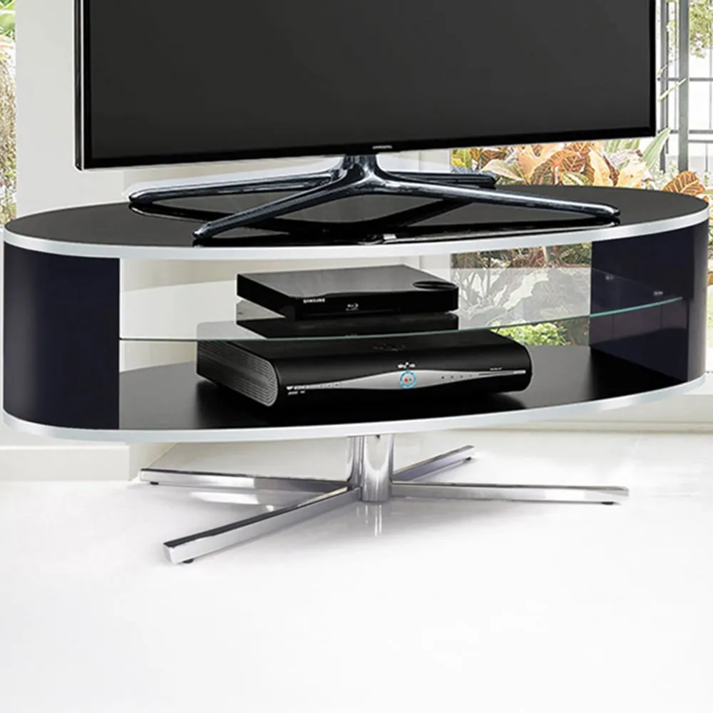 Orbit 2 Shelf TV Cabinet - Black image