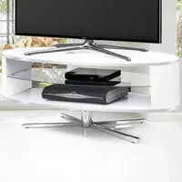 Orbit 2 Shelf TV Cabinet - White