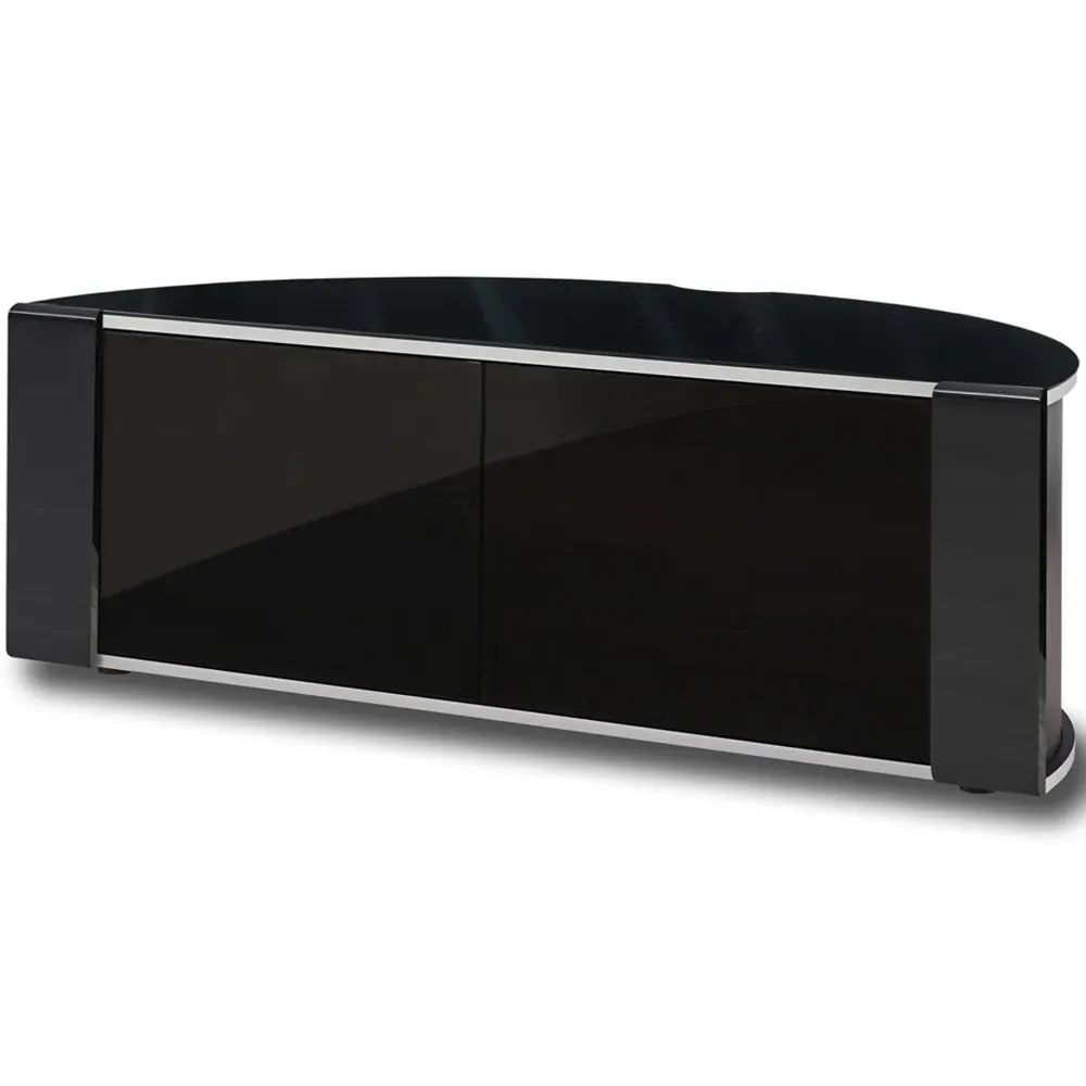 Sirius 1200 2 Door TV Cabinet - Black
