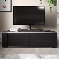 Sirius 1600 2 Door Complete TV Cabinet - Black