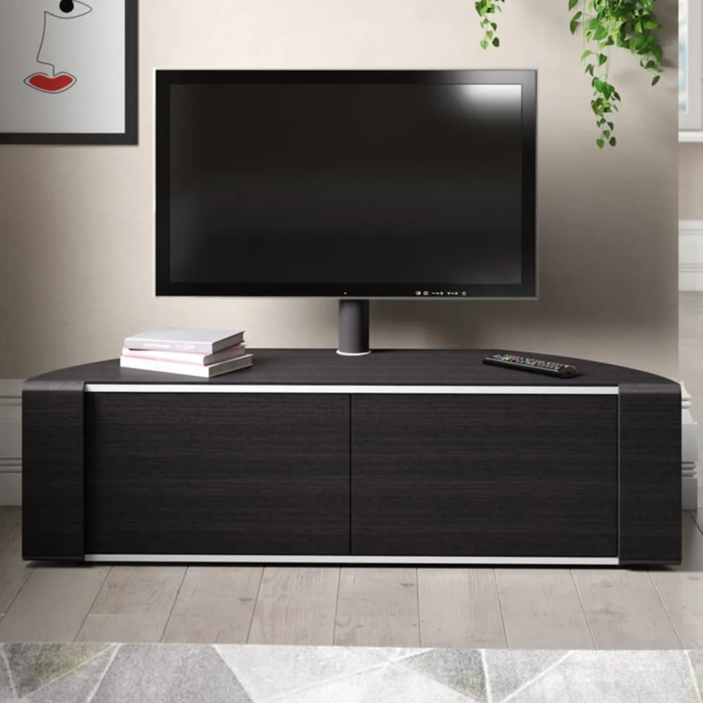 Sirius 1600 2 Door Complete TV Cabinet - Black