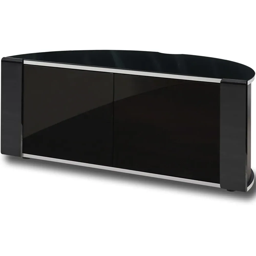 Sirius 850 2 Door TV Cabinet - Black