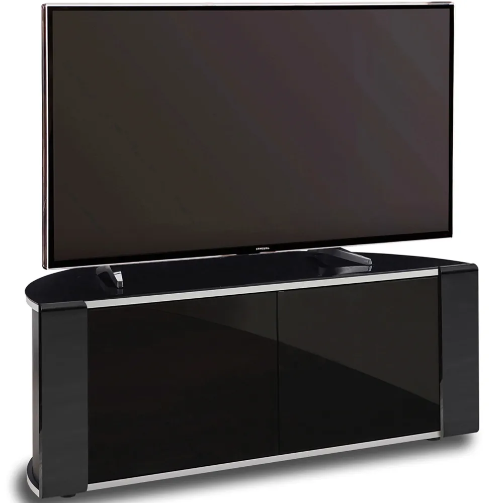Sirius 850 2 Door TV Cabinet - Black