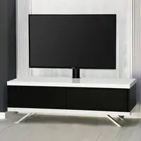Tucana 1200 Hybrid 2 Door TV Cabinet - Black and White