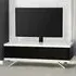 Tucana 1200 Hybrid 2 Door TV Cabinet - Black and White