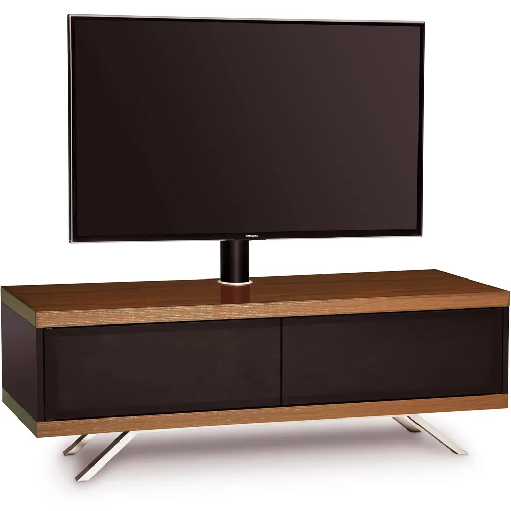 Tucana 1200 Hybrid 2 Door TV Cabinet - Black, Walnut