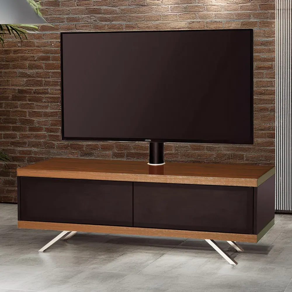 Tucana 1200 Hybrid 2 Door TV Cabinet - Black, Walnut