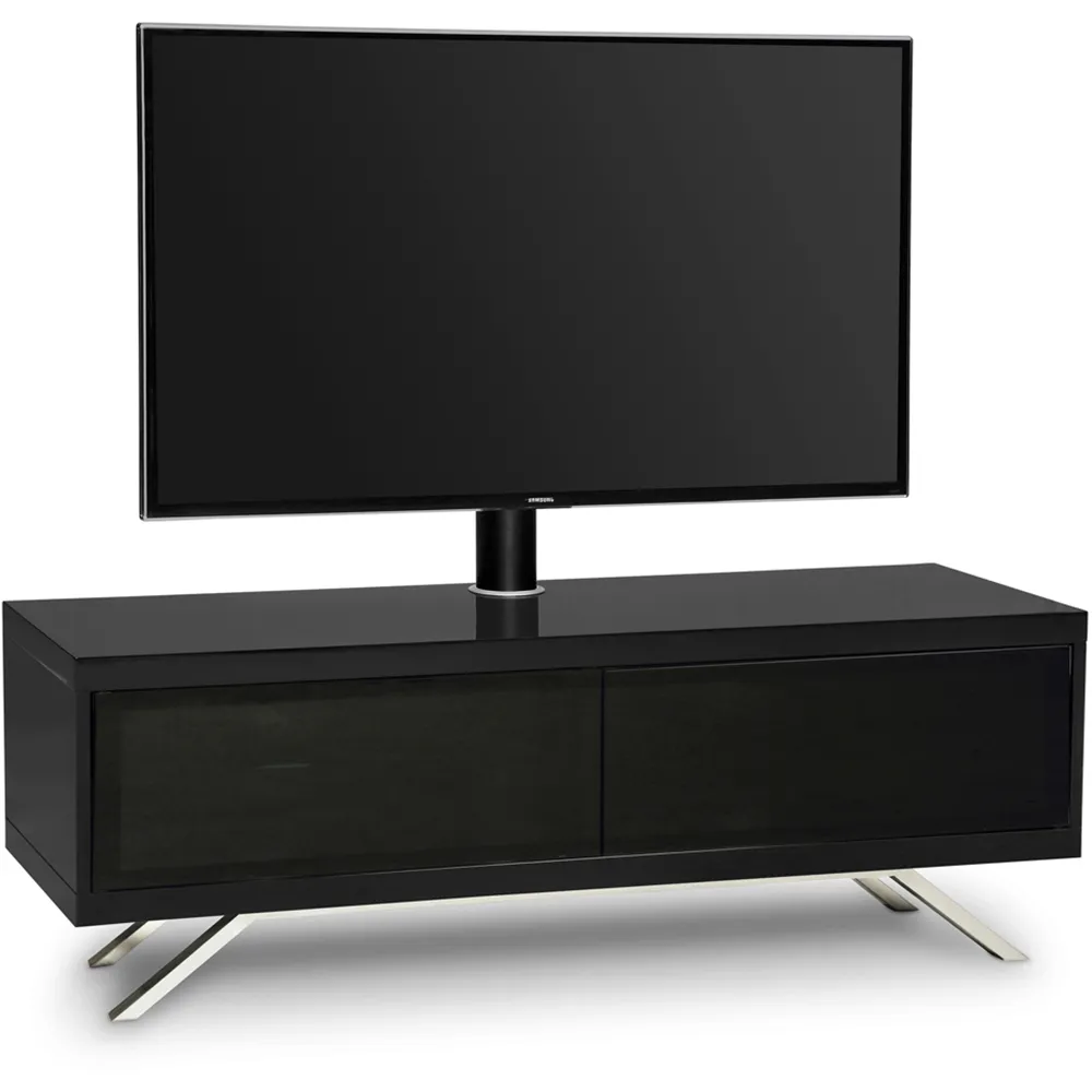 Tucana 1200 Hybrid 2 Drawer TV Cabinet - Black