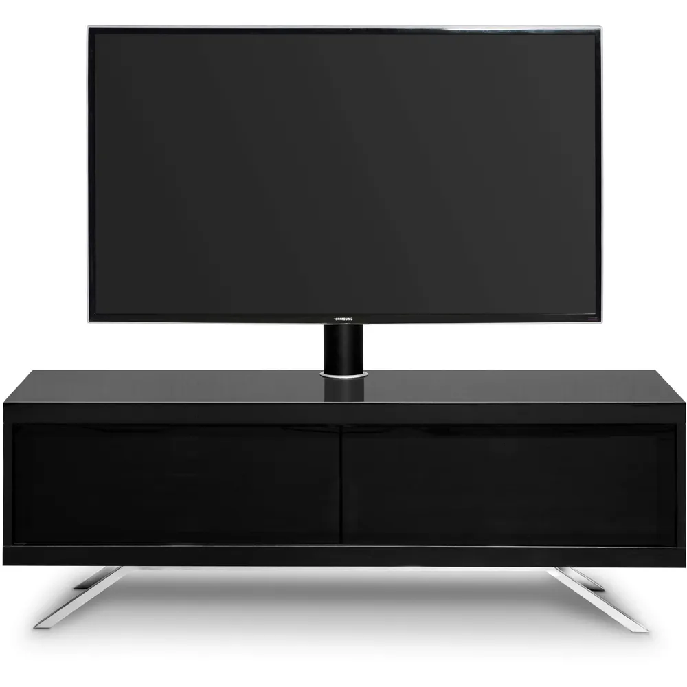 Tucana 1200 Hybrid 2 Drawer TV Cabinet - Black