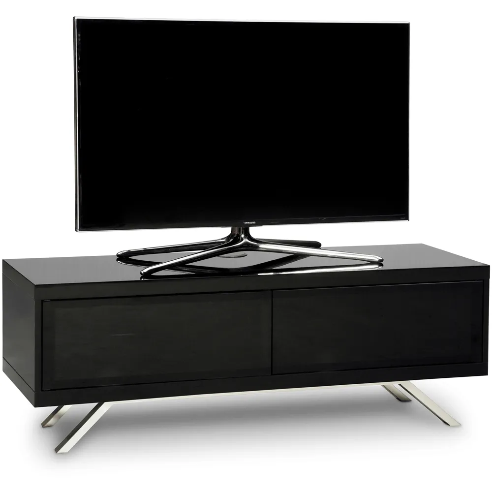 Tucana 1200 Hybrid 2 Drawer TV Cabinet - Black