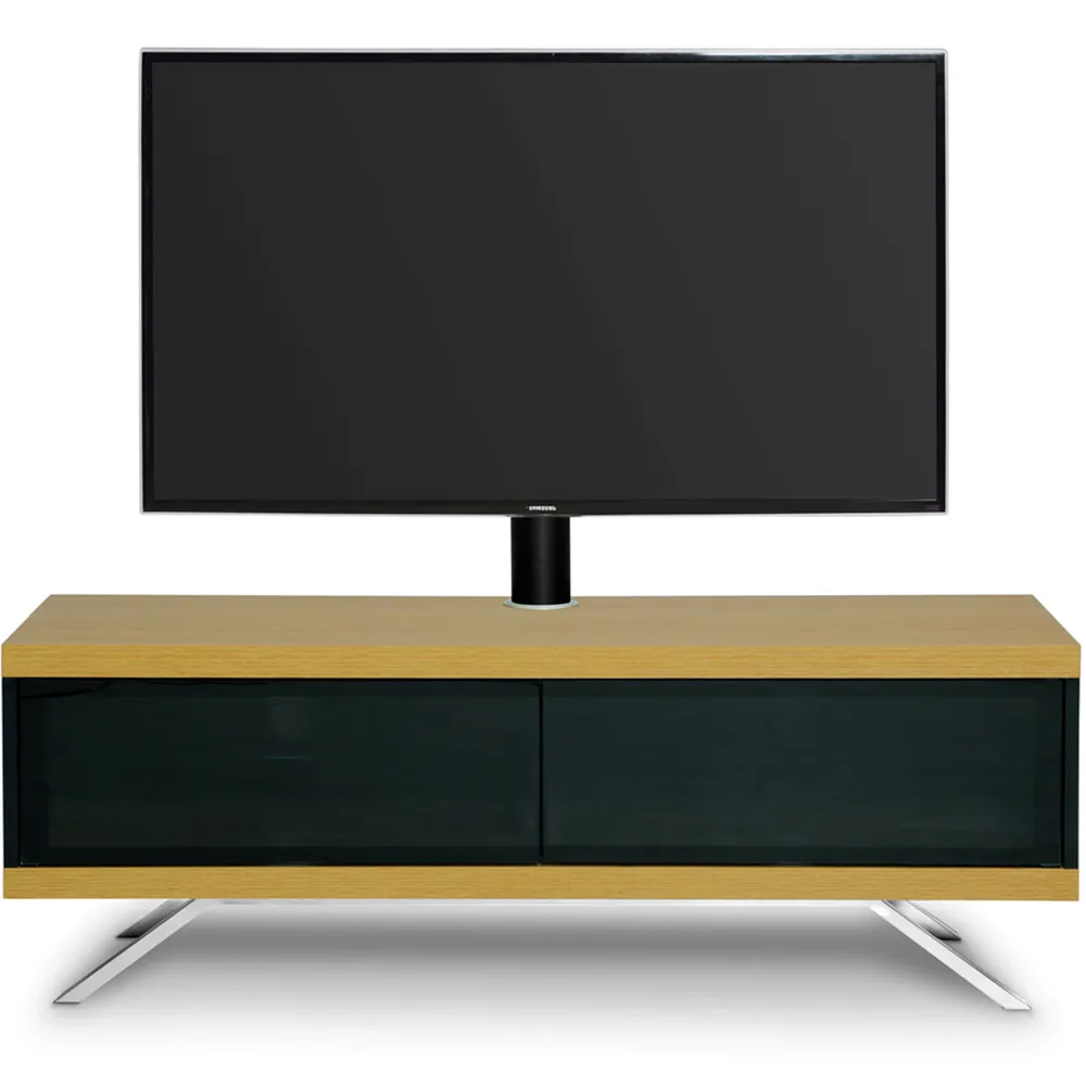 Tucana 1200 Hybrid 2 Drawer TV Cabinet - Oak