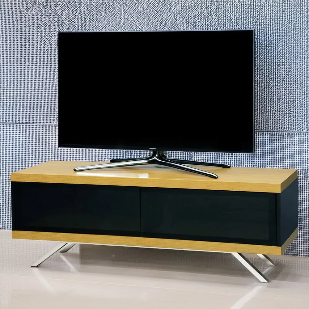 Tucana 1200 Hybrid 2 Drawer TV Cabinet - Oak image