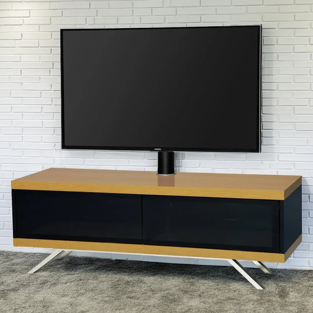Tucana 1200 Hybrid 2 Drawer TV Cabinet - Oak