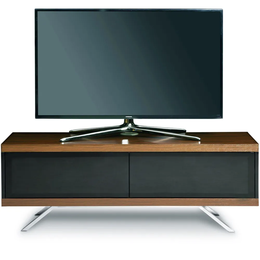 Tucana 1200 Hybrid 2 Drawer TV Cabinet - Walnut