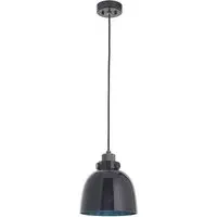 Alessandria Glass Pendant Light - Black, Chrome