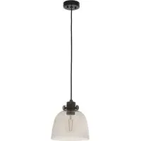 Alessandria Glass Pendant Light - Grey, Chrome