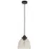 Alessandria Glass Pendant Light - Grey, Chrome