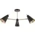 Alta 3 Light Pendant Light - Black, Brass