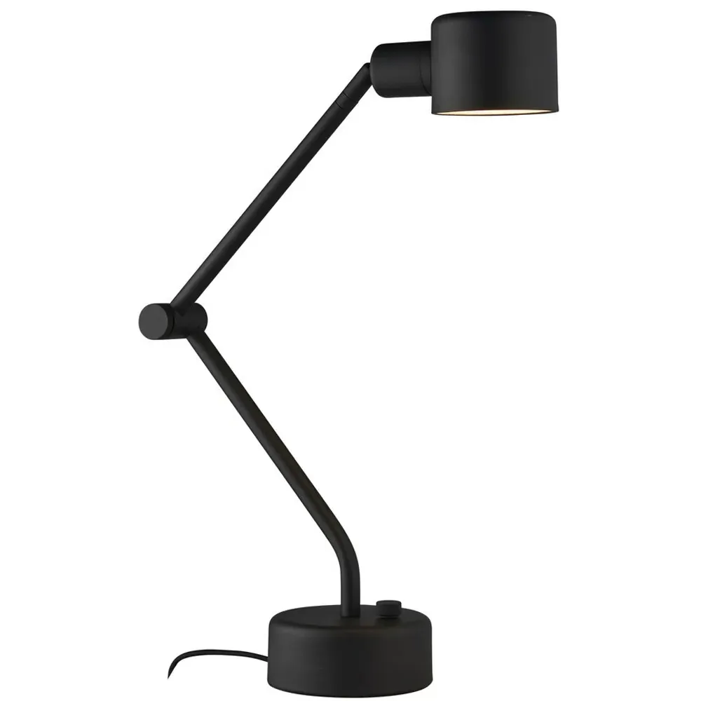 Alta Table Lamp with Adjustable Head - Black