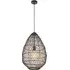 Ancona Pendant Light - Black, Rattan