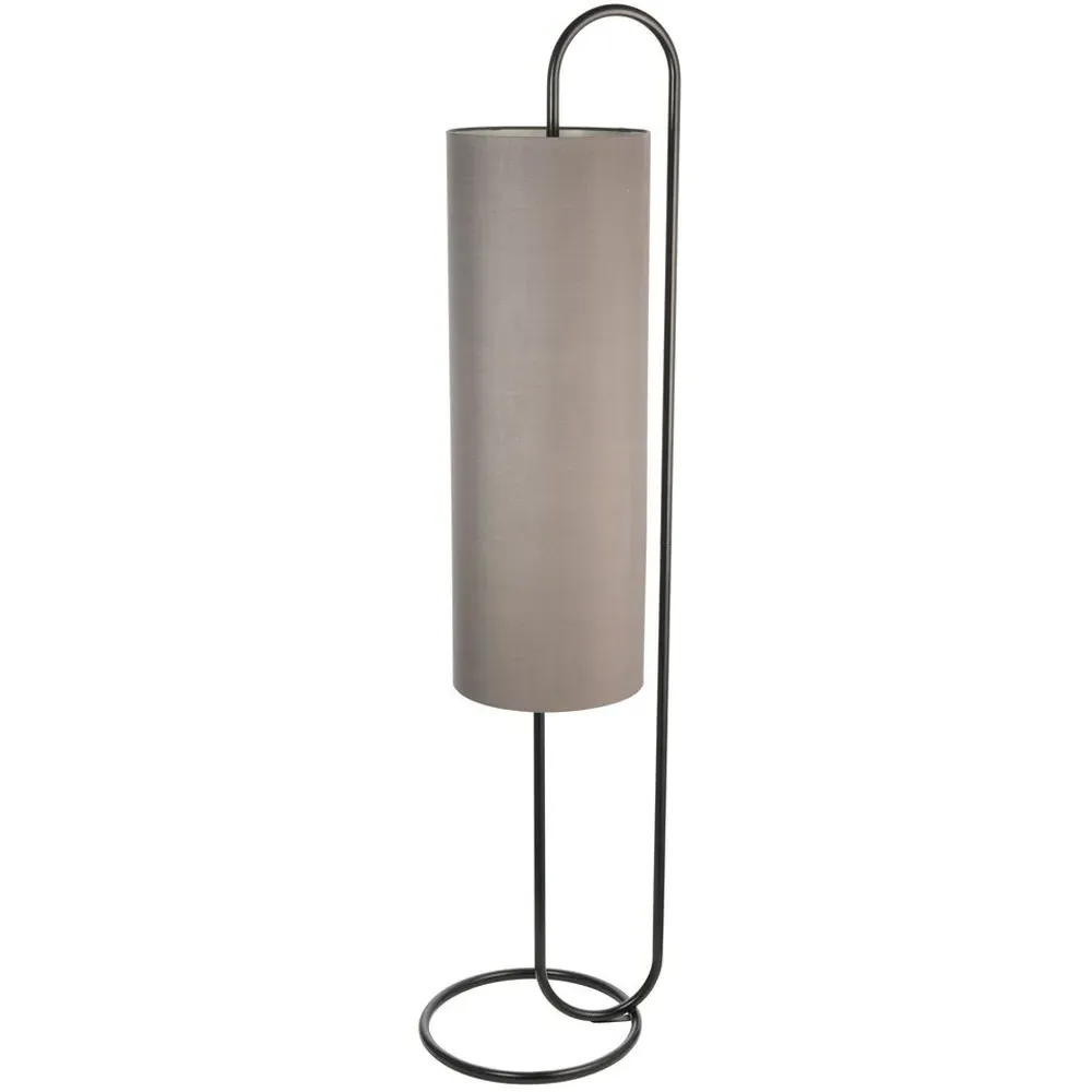 Arenzano Floor Lamp - Black, Fabric