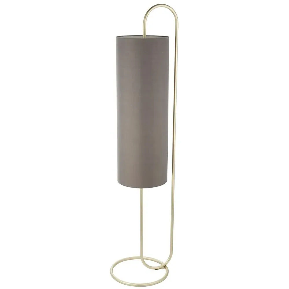 Arenzano Floor Lamp - Brass, Fabric