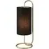 Arenzano Table Lamp - Antique Brass, Black Fabric