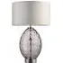 Barletta Drum Shade Table Lamp - Grey, Glass