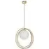 Bergamo Pendant Light - Gold, Opal Glass