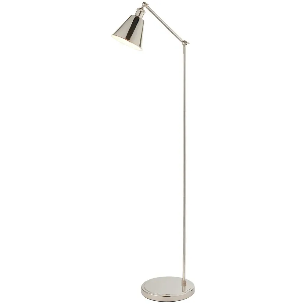 Brescia Pendant Floor Lamp - Grey, Bright Nickel image