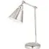 Brescia Table Lamp - Grey, Nickel Plate