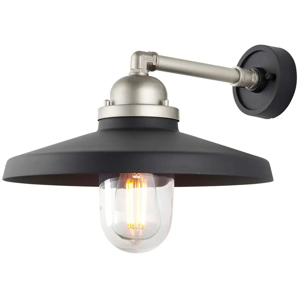 Brindisi Dome Wall Lamp - Black, Aluminium