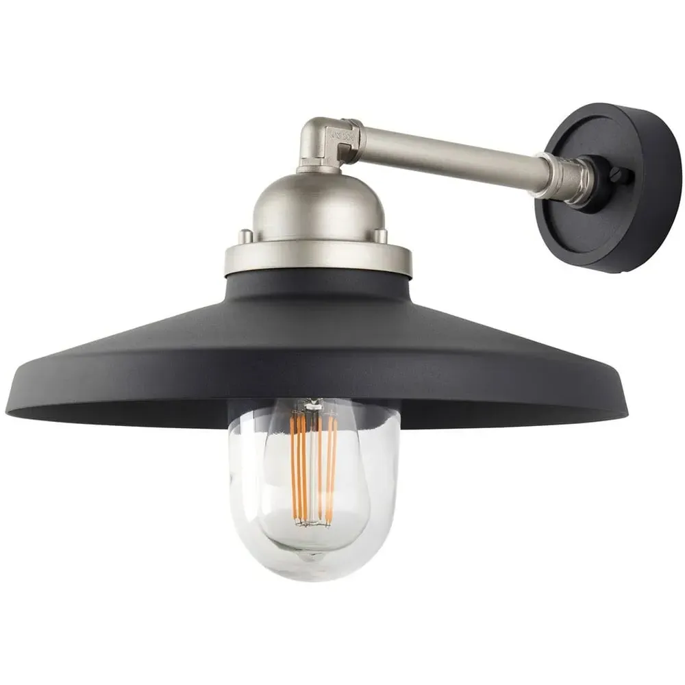 Brindisi Dome Wall Lamp - Black, Aluminium