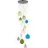 Cagliari 12 Light Pendant Ceiling Lamp - Multi Coloured, Glass